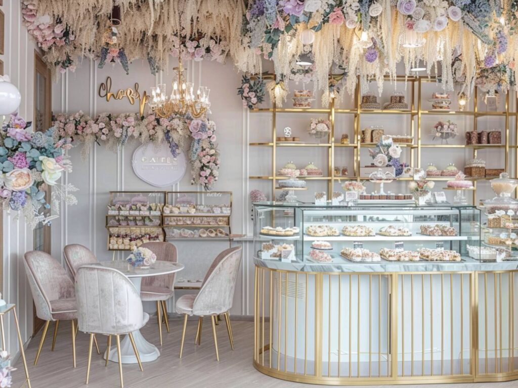 10 inspiracji na urządzenie wnętrz kawiarni w stylu glamour