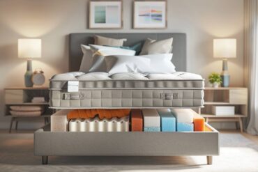 Łóżka kontynentalne z materacami hybrydowymi – co je wyróżnia