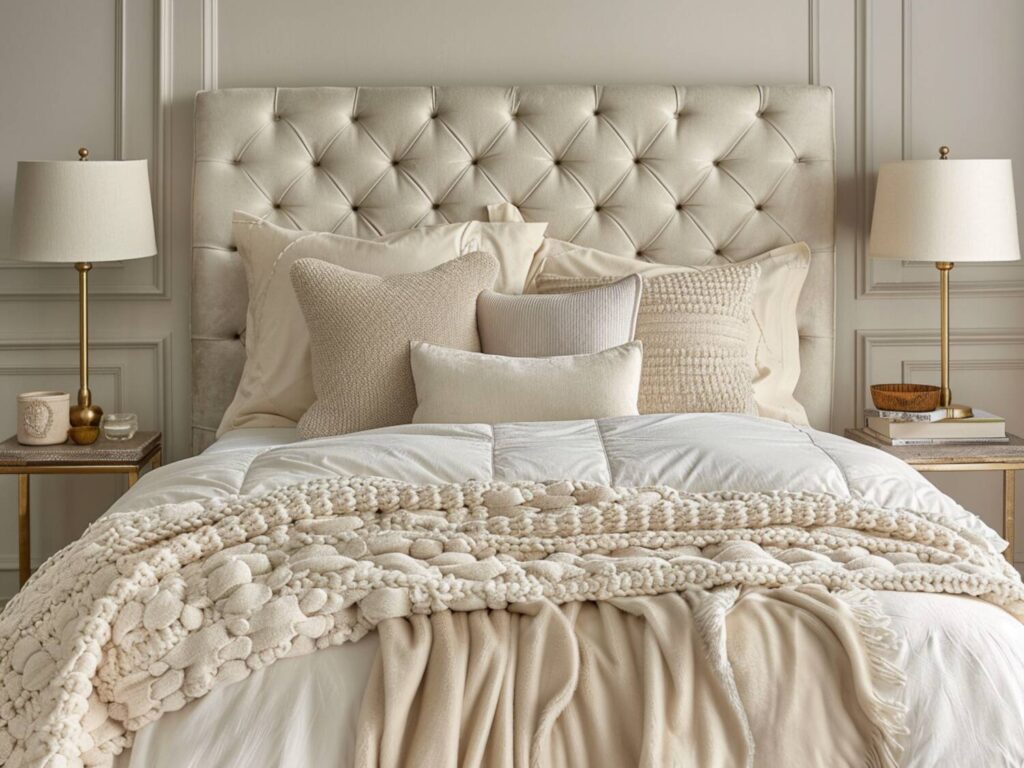 Łóżka kontynentalne z miękkim wezgłowiem – komfort i wyrafinowanie