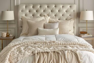 Łóżka kontynentalne z miękkim wezgłowiem – komfort i wyrafinowanie