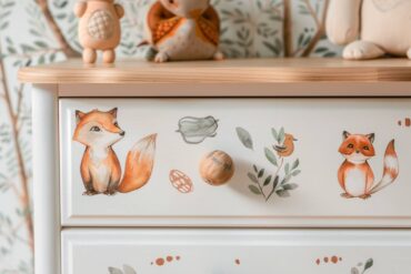 Najlepsze komody dziecięce z motywami inspirowanymi naturą