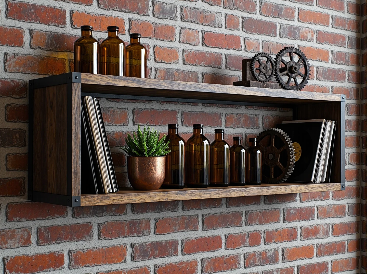 Tekstylia ocieplające industrialny klimat: skórzane poduszki i wełniane koce.