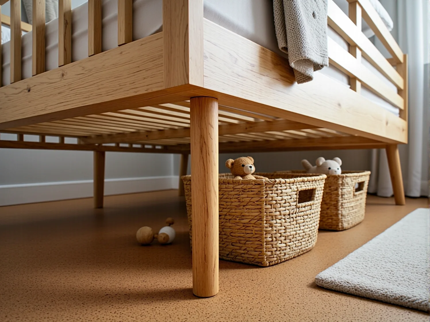 Materiał z certyfikatem Oeko-Tex użyty w produkcji łóżka dla dzieci